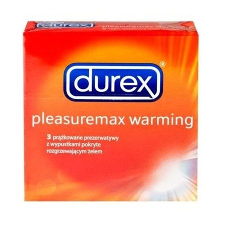 Prezerwatywy DUREX PleasureMax Warming 3szt.