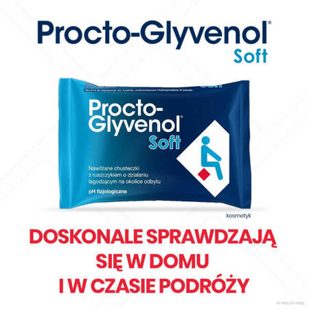 Procto-Glyvenol chusteczki nawiilżające Soft 30 sztuk