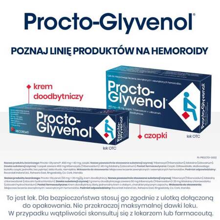 Procto-Glyvenol chusteczki nawiilżające Soft 30 sztuk