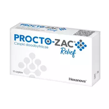 Procto-Zac Relief 10 czopków doodbytniczych