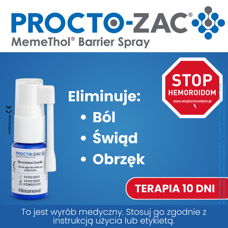 Procto-zac MemeThol Barrier Spray 10ml