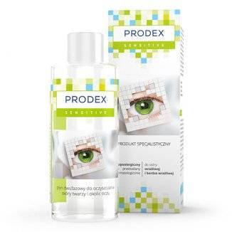 Prodex Sensitive Płyn dwufazowy do oczyszczania skóry twarzy i okolic oczu 150 ml
