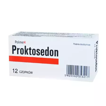 Proktosedon (Proctosone),12 czopków