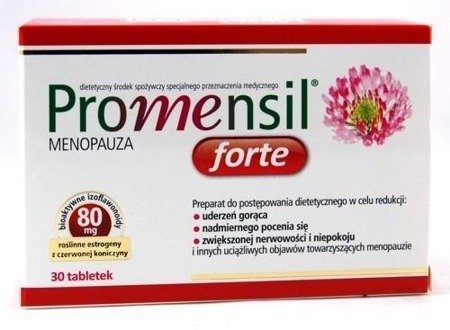 Promensil Forte Menopauza, 30 tabletek