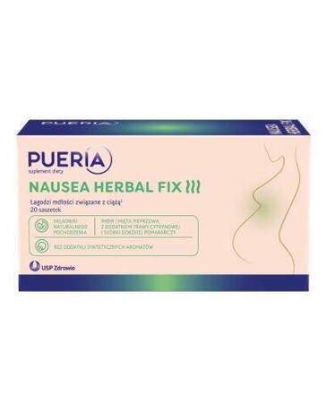 Pueria Nausea Herbal Fix, 20 saszetek