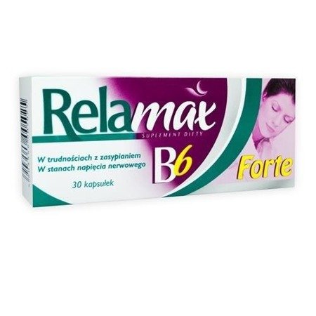 Relamax B6 Forte x 30 kaps.