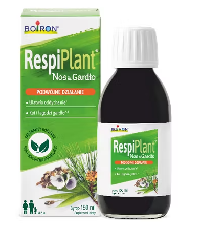 RespiPlant Nos & Gardło syrop, 150 ml