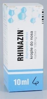 Rhinazin 0.1% krople do nosa, 10 ml