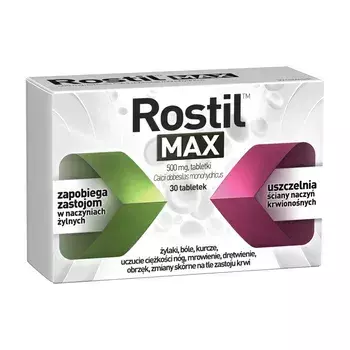 Rostil Max tabl. 500 mg, 30 tabletek