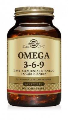 SOLGAR Omega 3-6-9  60 kapułek.