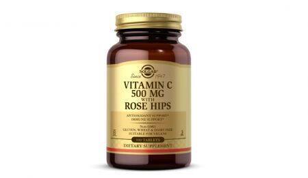 SOLGAR Vitamin C 500mg Rose Hips tabletki * 100