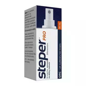 STEPER PRO 10 mg/g, aerozol na skórę, 30 ml