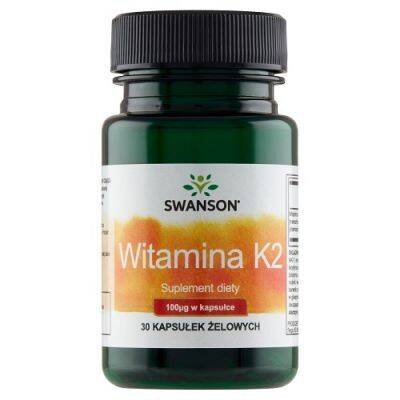 SWANSON Witamina K2 100 mcg, 30 kapsułek