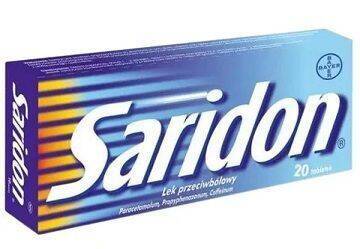 Saridon tabl. 250mg+150mg+50mg 20 tabletki 