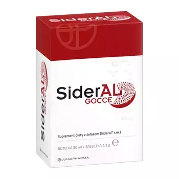 SiderAL GOCCE, proszek w saszetce+butelka, 1,9 g+30 ml, 1 sztuka