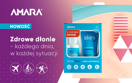 Skin pro care Amara TRAVEL PACK krem 50ml + płyn 30ml