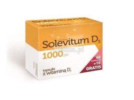 Solevitum D3 1000, 75 kapsułek