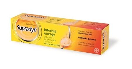 Supradyn Intensia Energy, 15 tabletek musujących