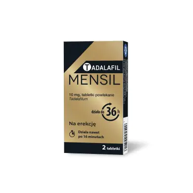 Tadalafil Mensil 10 mg  2 tabletki powlekane