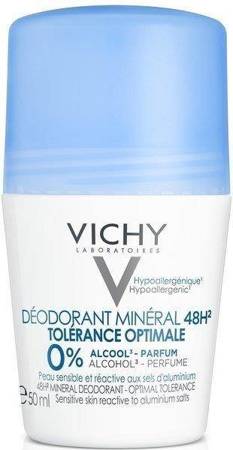 VICHY Dezodorant mineralny 48h, 50ml Data Ważności 2025/04