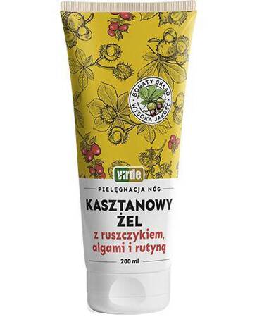 VIRDE Kasztanowy Żel z ruszczykiem 200ml