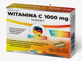 Vimont Witamina C 1000 mg 30 kapsułek Data Ważności 09/24