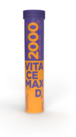 Vitacemax D3, 20 tabletek musujących