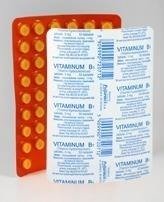 Vitamina B 1 3mg, 50 tabletek