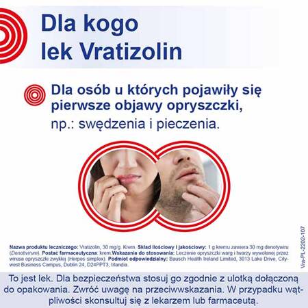 Vratizolin 3% krem, 3 g