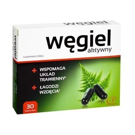 Węgiel Aktywowany, 30 kapsułek