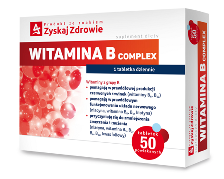 Witamina B Complex, 50 tabletek Zyskaj Zdrowie