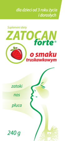 Zatocan Forte smak truskawkowy syrop 240 g