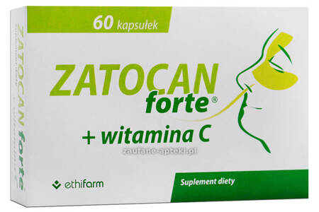 Zatocan Forte + wtiamina C, 60 kapsułek 