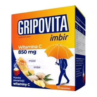 Zdrovit Gripovita Imbir 10 saszetek,