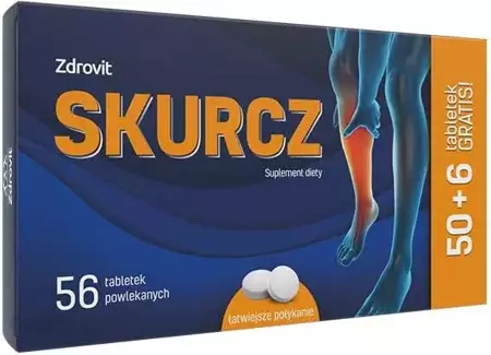 Zdrovit Skurcz 56 tabletek powlekanych