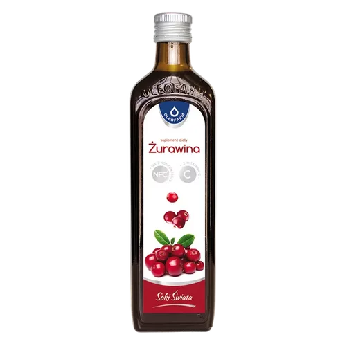 Żurawina z Witaminą C płyn 490 ml