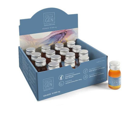 Zyskaj Zdrowie Collagen, płyn doustny, kuracja 15 dni, smak kiwi-limonka