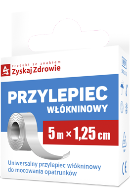 Zyskaj Zdrowie Przylepiec włókninowy na rolce 5 m x 1,25 cm