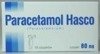 Paracetamol 80 mg, 10 czopków