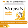 Strepsils miód/cytryna x 36 pastyl.