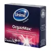 Unimil OrgazMax, prezerwatywy z wypustkami, 3 sztuki